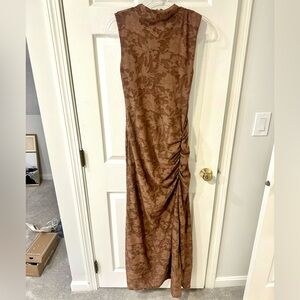 ASOS Brown Floral Maxi Dress